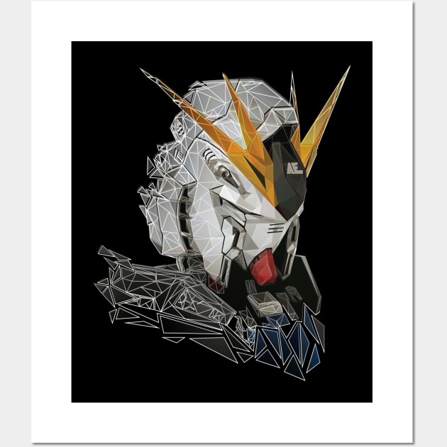 gundam rx-93 lowpoly Wall Art by Amartwork